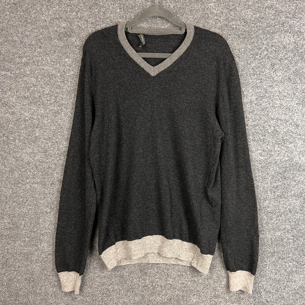 Cashmer‎ italy first class cashmere blend Elbow Patch Sweater italy Medium